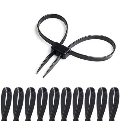 Coitak Flex Cuffs, 10 PCS Zip Tie Handcuffs, Double Locking Zip Ties Restrain...