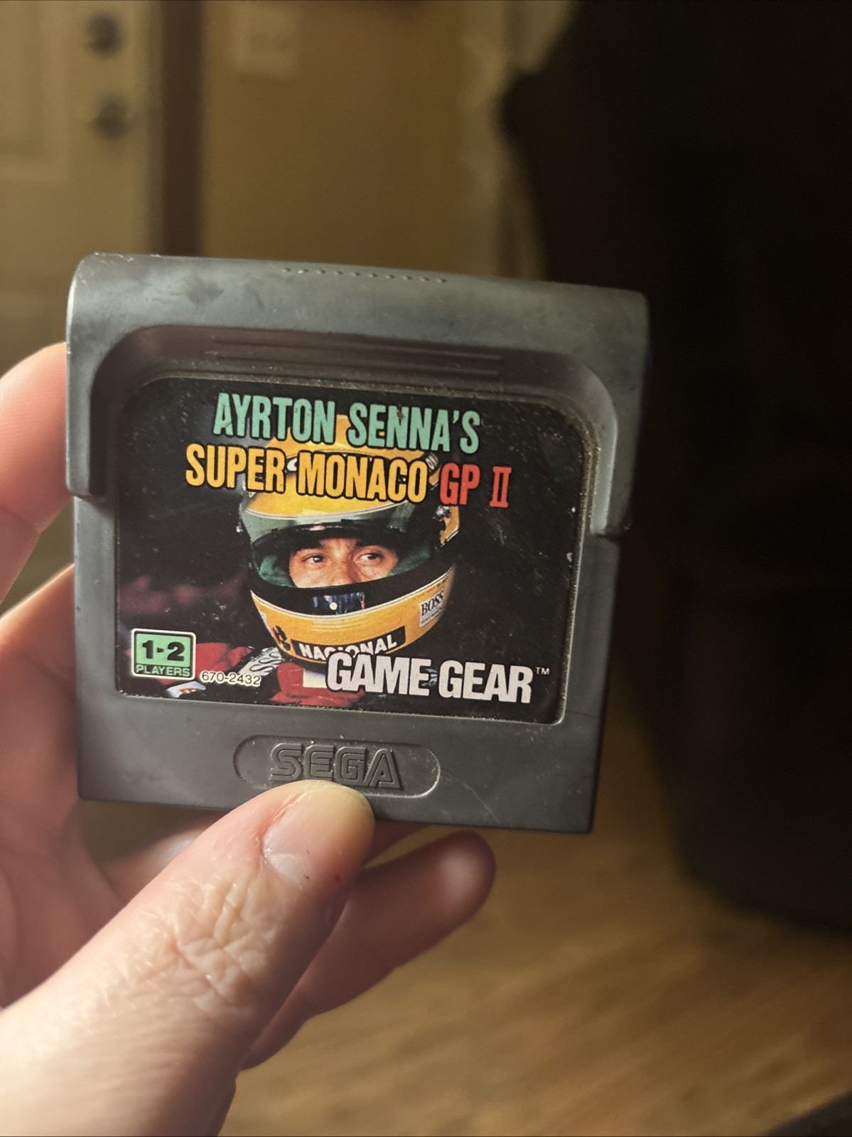 Ayrton Senna's Super Monaco GP II (SEGA Game Gear) Authentic Cart Only