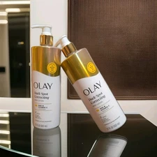Olay Dark Spot Correcting Body Lotion AHA & Vitamin C 17 fl oz (2 Pack)