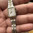 Works Ladies Vintage Seiko 2020-5209 Two Tone  Analog Quartz Watch Broken Band