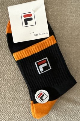 Fila Ankle Socks with Coolmax Tech- Teen/ Boys- 24-28 cm (Men s 7.5-10 US); New