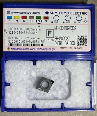 SUMITOMO NF-CCMT09T302 DA1000 Wendeschneidplatte WSP PKD CBN VHM CNC