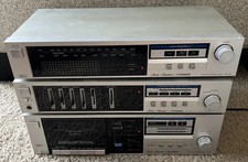 3 Fisher Studio Standard FM-35 CA-35 CR-35 Integrated Stereo Tuner Amplifier