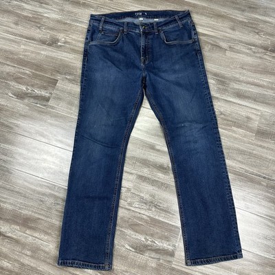 Tecovas Men s 34x30 Standard Jeans Dark Blue Stretch Denim Western Mid Rise