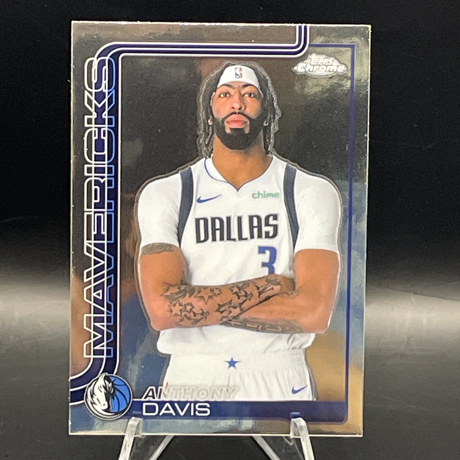 2025-26 Topps Chrome #96 SP Image Variation Anthony Davis Dallas Mavericks
