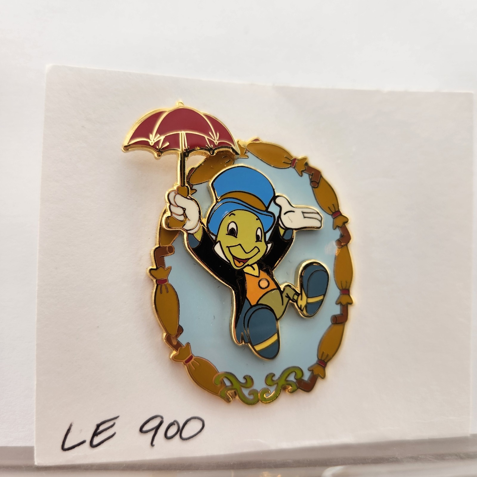 Disneyland Paris - Jiminy Cricket Umbrella LE 900 Pin