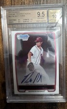 2012 Bowman Chrome Prospect Matt Purke BGS 9.5 AUTO 10 #BCP80 RC 1st Bowman