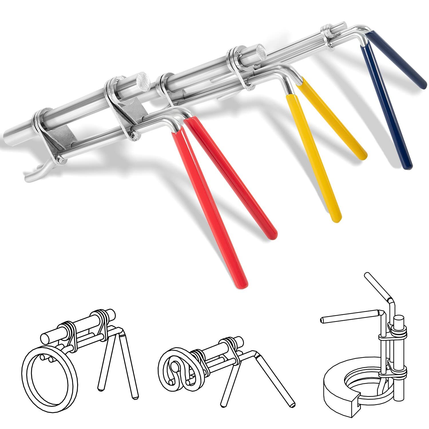 3 Pack Hydraulic Seal Installation Tools, Hydraulic Cylinder Piston Repair Se...