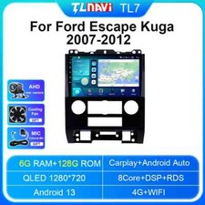 For Ford Escape 2007-2012 Android Car Radio Carplay Multimedia Player Screen GPS