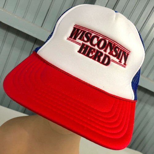 Wisconsin Herd 4Imprint NBA VTG Snapback Baseball Cap Hat - 第 1/6 張圖片
