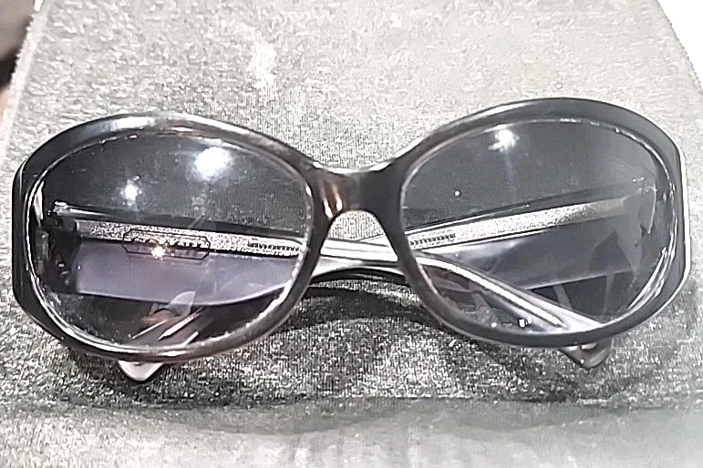 Gafas de sol Coach S845 Alberta negras grises envolventes degradadas LEER Foto 4 de 4