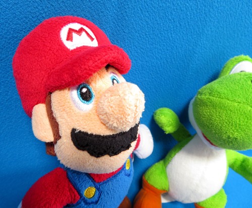 2 soft toy bundle SUPER MARIO & YOSHI plush doll WORLD OF NINTENDO VINTAGE 2016 - Picture 2 of 5