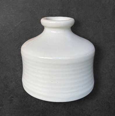 Black Oak Art Pottery Bud Vase Handmade Waco TX