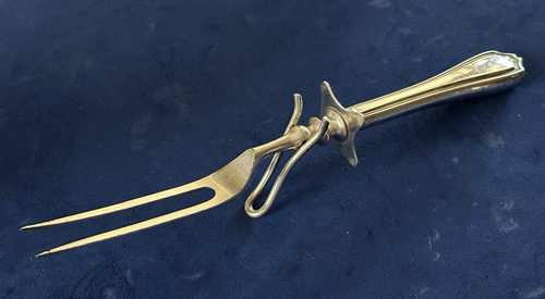 Reed&Barton HEPPLEWHITE Large Carving Set with Sterling Handles-2 Pieces - Picture 4 of 7