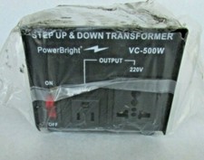 POWER BRIGHT STEP UP  DOWN TRANSFORMER VC-500W