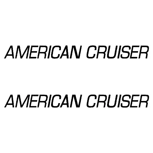 American Cruiser RV Trailer Decals (Set Of 2) – OEM New Oracle
