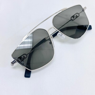 ¨̮⃝ FENDI O'LOCK 40079 Ruthenium Silver FF Lock Logo Unisex Metal