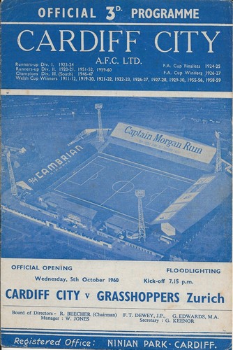 CARDIFF CITY HOME FOOTBALL PROGRAMMES 1960 TO 1964 ~ YOU CHOOSE WHICH YOU WANT - Picture 3 of 23