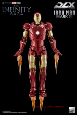 Perfect Threezero 1/12 The Infinity Saga Dlx Iron Man Mark 3 In