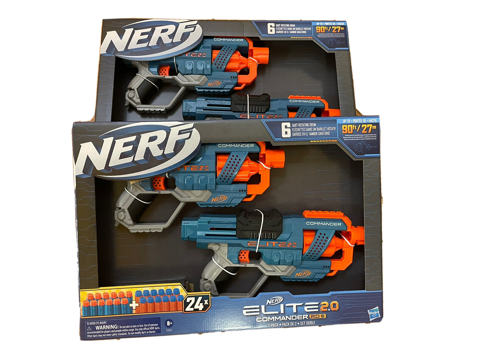 Nerf Elite 2.0 Commander RC-6 et Fléchettes Nerf Elite Officielles