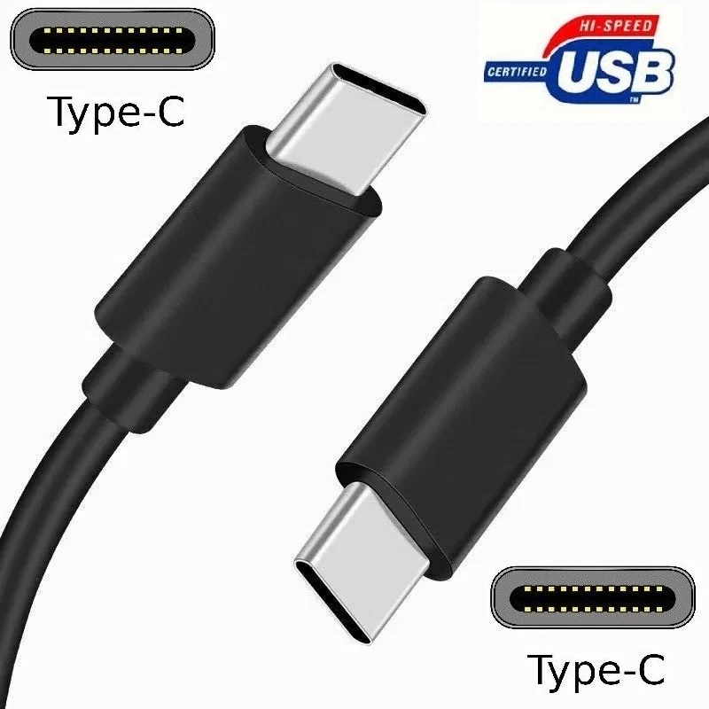USB-C to USB-C CHARGER CABLE CORD 3FT 3A/5V/100W for iPhone 15/16, Galaxy, &More - Image 3 of 4