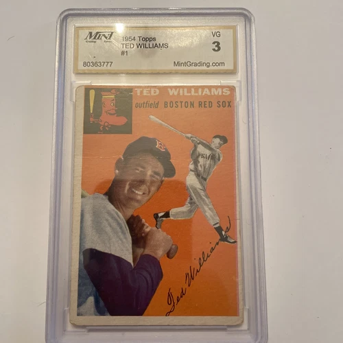 1954 Topps - #1 Ted Williams HOF 