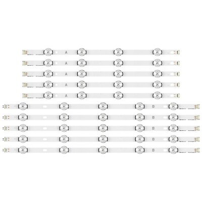 1set TV LED Backlight Strips For LG 49LF620V 49LY320C 49UF6430 49LF580V
