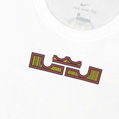 NIKE “KING JAMES” Print Tee XL Nike LeBron James Dri-Fit Playing Card King T-Shirt White