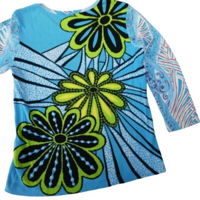 Vintage 90s BCBG MaxAzria Elements Mod Psychedelic Lux