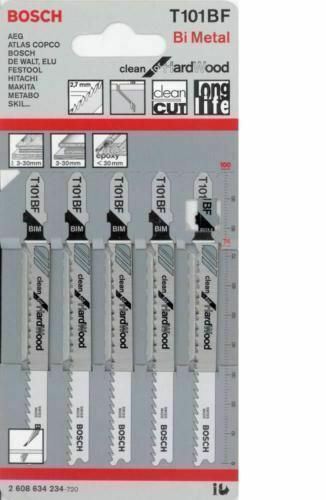 Bosch Professional Jigsaw blade T101BF Clean Hard Wood