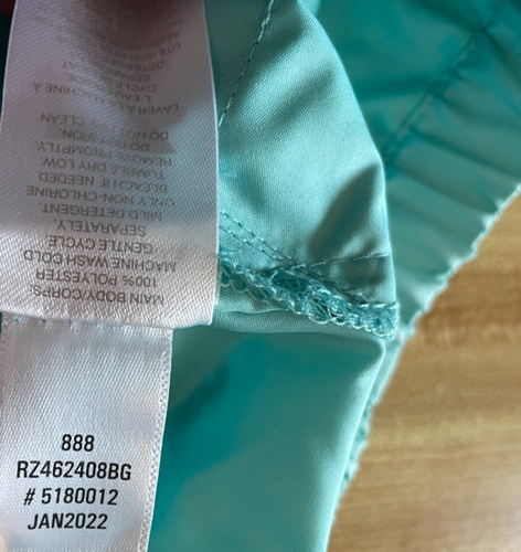 ZELLA WINDBREAKER FULL ZIP JACKET GIRLS IN XL XLARGE NWOT - Picture 3 of 4