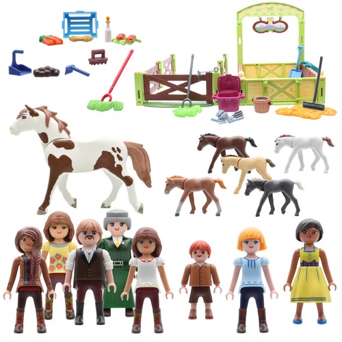 Playmobil Spirit - Poteaux De Clôture De Rechange - Accessoire Pour écurie Et Chevaux - Occasion - Réf. 9478