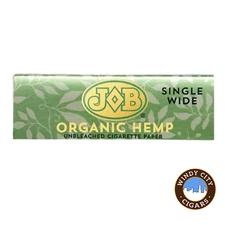Job Organic Hemp Single Wide Rolling Papers - 10 Packs