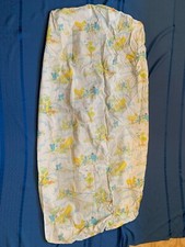 Vintage Sesame Street character crib sheet