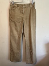 St. John Sport by Marie Gray Tan Mid Rise Straight Leg Pants Size 4 Classic