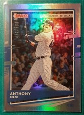 2020 DONRUSS CAREER STAT LINE VARIATIONS ANTHONY RIZZO #132 CHICAGO CUBS 431/500