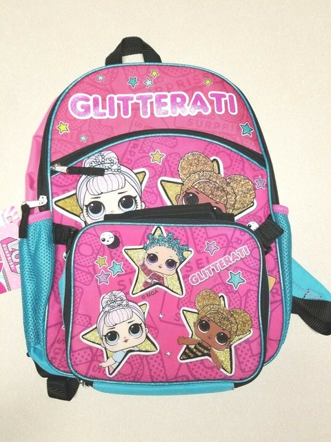 lol glitter backpack