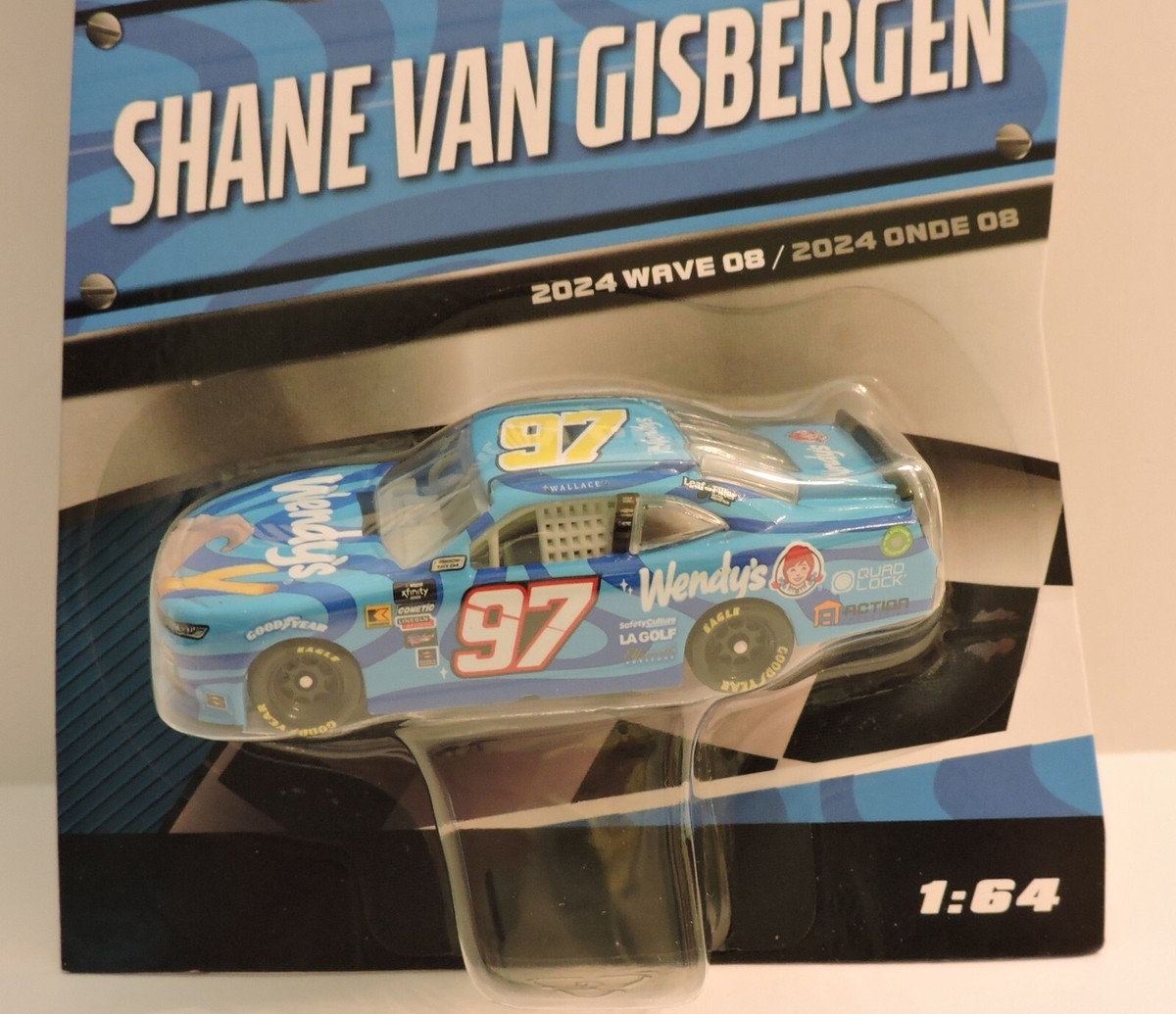 2024 SHANE VAN GISBERGEN #97 WENDY'S NASCAR AUTHENTICS 1:64 | eBay