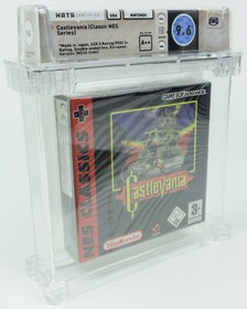 Game Boy Advance *Castlevania NES Classics* Sealed WATA 9.6 A++ no VGA Red Strip
