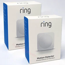2 Pack Ring Alarm Motion Wireless Detector 2nd Gen White 4SP1SZ-0EN0