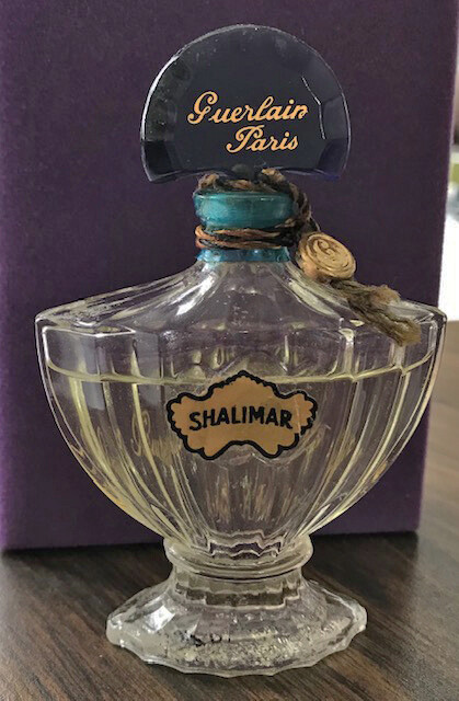 Vintage Guerlain Shalimar Perfume .5 FLUID OZ. Paris France
