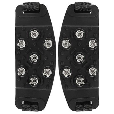  Universal Ice Cleats Boot Traction Spikes Crampon Shoe Covers Shoes