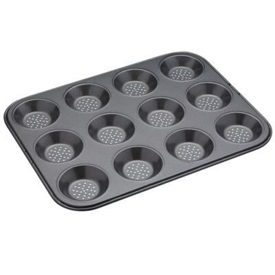 Kitchen Craft Master Class Crusty Bake Non-Stick Shallow Baking Pan Tray 12  Hole UK