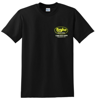 Bryke Racing Logo T-Shirt Black X-LARGE T shirt IMCA USMTS Dirt Racing Apparel