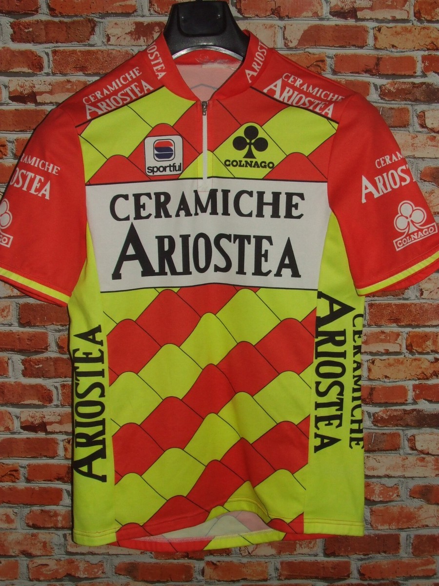 Maillot Cyclisme Ceramiche Ariostea Sportful Taille L Vélo Ciclismo Occasion