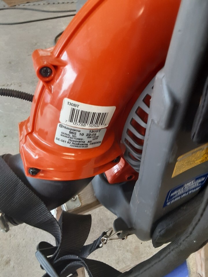 husqvarna 130bt backpack blower