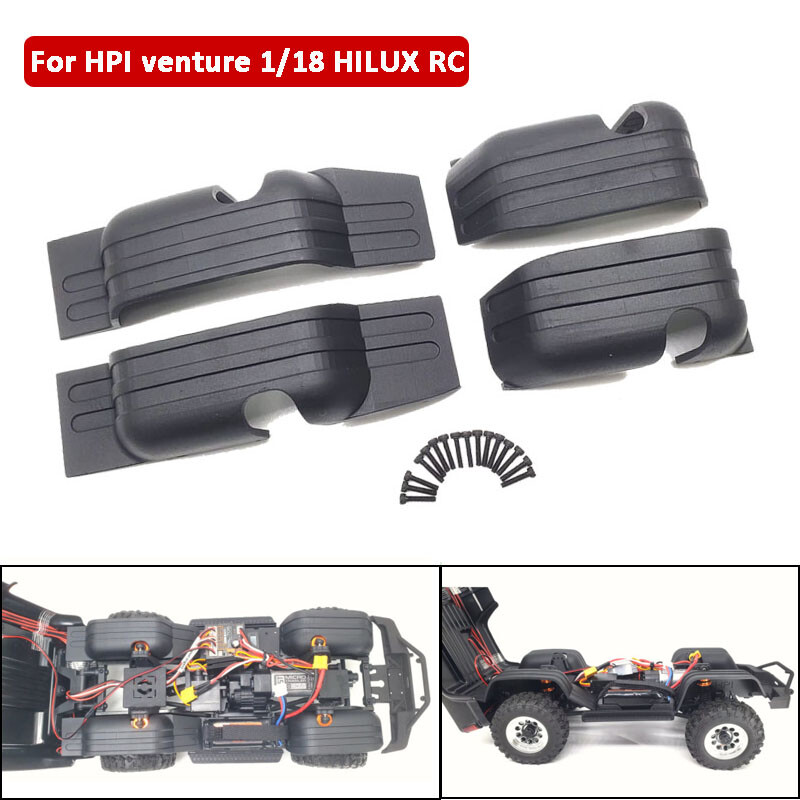 Mud Guard Fender For HPI venture 1/18 HILUX RC Crawler Car Upgrade Replace Parts