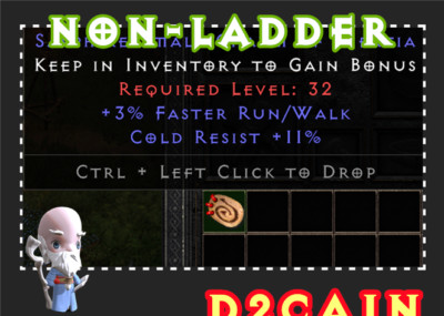 Diablo2 SC N-Ladder 11 Fire/Cold/Poison/Lighting Res, 3FRW/5FHR SC PC/SW/PS
