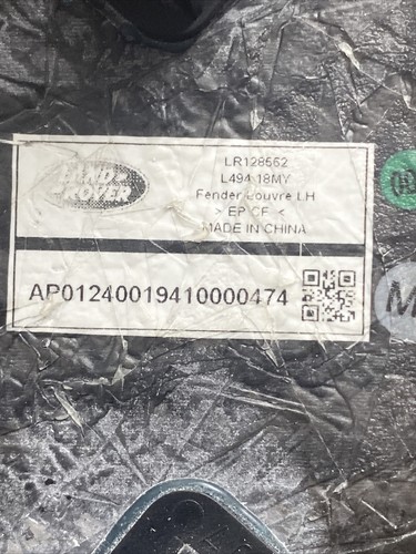 Range Rover Sport L494 2018 ventilación lateral genuina fibra de carbono - Imagen 6 de 7