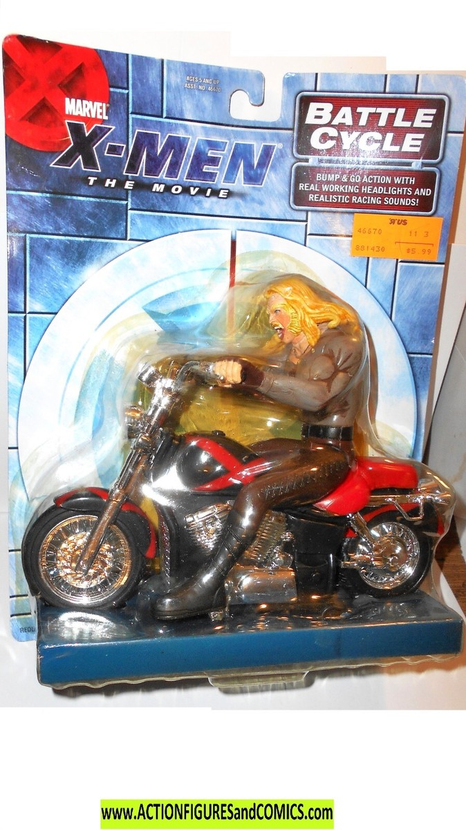 X-men the movie 2000 SABRETOOTH Battle Motorcycle 2001 X-cycle